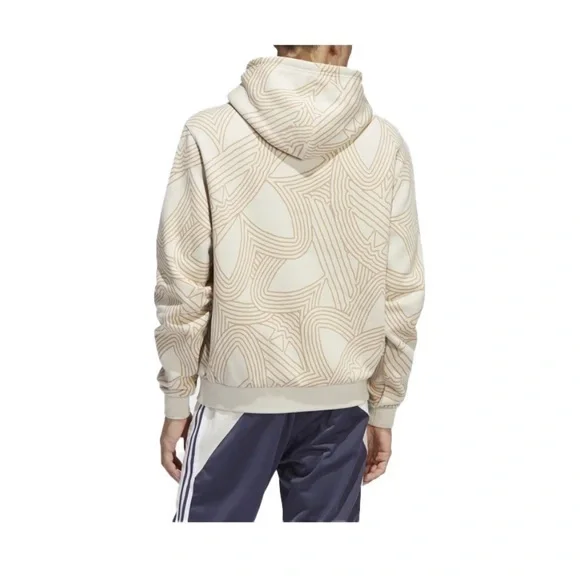 Adidas NWT Men’s Original Athletic Club Hoodie Tan and Cream‎ color way - Picture 2 of 4